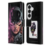 Head Case Designs Officially Licensed Batman DC Comics Batgirl Three Jokers Leather Wallet Case Compatible With Samsung Galaxy S26