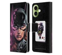 Head Case Designs Officially Licensed Batman DC Comics Batgirl Three Jokers Leather Wallet Case Compatible With Apple iPhone 17