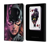 Head Case Designs Officially Licensed Batman DC Comics Batgirl Three Jokers Leather Wallet Case Compatible With Kindle Paperwhite 1/2 / 3