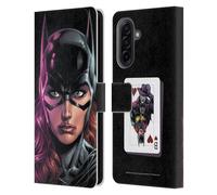 Head Case Designs Officially Licensed Batman DC Comics Batgirl Three Jokers Leather Wallet Case Compatible With Samsung Galaxy A17 4G / 5G