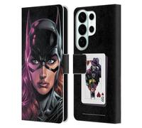 Head Case Designs Officially Licensed Batman DC Comics Batgirl Three Jokers Leather Wallet Case Compatible With Samsung Galaxy S26 Ultra