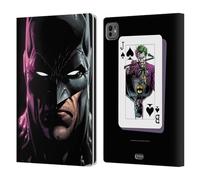 Head Case Designs Officially Licensed Batman DC Comics Batman Three Jokers Leather Wallet Case Compatible With Apple iPad Pro 11 M4/M5 2024/2025
