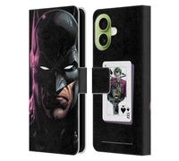 Head Case Designs Officially Licensed Batman DC Comics Batman Three Jokers Leather Wallet Case Compatible With Apple iPhone 17