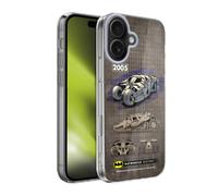 Head Case Designs Officially Licensed Batman DC Comics Batmobile History 2005 Dark Knight Trilogy Soft Gel Case for Apple iPhone 17