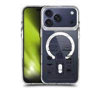 Head Case Designs Officially Licensed Batman DC Comics Batmobile Logos and Comics Shockproof Bumper Case [Military Grade] Compatible with Apple iPhone 17 Pro Max and Compatible with MagSafe