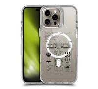 Head Case Designs Officially Licensed Batman DC Comics Batmobile Logos and Comics Shockproof Bumper Case [Military Grade] Compatible with Apple iPhone 16 Pro Max and Compatible with MagSafe