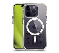 Head Case Designs Officially Licensed Batman DC Comics Batmobile Logos and Comics Shockproof Bumper Case [Military Grade Protection] Compatible with Apple iPhone 14 Pro and Compatible with MagSafe