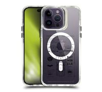 Head Case Designs Officially Licensed Batman DC Comics Batmobile Logos and Comics Shockproof Bumper Case [Military Grade Protection] Compatible with iPhone 14 Pro Max and Compatible with MagSafe