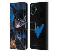 Head Case Designs Officially Licensed Batman DC Comics Blue Logo Suit #60 2019 Nightwing Leather Wallet Case Compatible With Samsung Galaxy A07