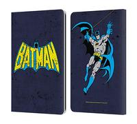 Head Case Designs Officially Licensed Batman DC Comics Classic Distressed Logos Leather Wallet Case Compatible With Kindle Paperwhite 1/2 / 3