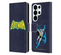 Head Case Designs Officially Licensed Batman DC Comics Classic Distressed Logos Leather Wallet Case Compatible With Samsung Galaxy S26 Ultra