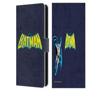 Head Case Designs Officially Licensed Batman DC Comics Classic Distressed Logos Leather Wallet Case Compatible With Samsung Galaxy S25 FE