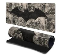 Head Case Designs Officially Licensed Batman DC Comics Classic Logos And Comic Book 23.62 x 11.81 x 0.12 inches (600 x 300 mm) - L Gaming Office Desk PC Keyboard Mouse Mat Pad