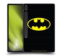 Head Case Designs Officially Licensed Batman DC Comics Classic Logos Soft Gel Case Compatible With Samsung Galaxy Tab S8 Plus