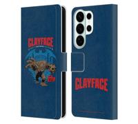 Head Case Designs Officially Licensed Batman DC Comics Clayface Villains Breakout Leather Wallet Case Compatible With Samsung Galaxy S26 Ultra