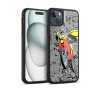 Head Case Designs Officially Licensed Batman DC Comics Comic Book Collage Robin Gel Armour Case [Military Grade Protection] Compatible With Apple iPhone 15 Plus