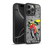 Head Case Designs Officially Licensed Batman DC Comics Comic Book Collage Robin Gel Armour Case [Military Grade Protection] Compatible With Apple iPhone 16 Pro