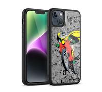 Head Case Designs Officially Licensed Batman DC Comics Comic Book Collage Robin Gel Armour Case [Military Grade Protection] Compatible With Apple iPhone 14 Plus