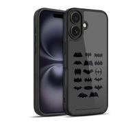 Head Case Designs Officially Licensed Batman DC Comics Comic Logos Gel Armour Case [Military Grade Protection] Compatible With Apple iPhone 16
