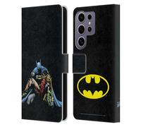 Head Case Designs Officially Licensed Batman DC Comics Death in The Family Famous Comic Book Covers Leather Wallet Case Compatible with Samsung Galaxy S25 Ultra