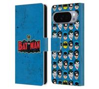 Head Case Designs Officially Licensed Batman DC Comics Distressed Logo Vintage Fashion Leather Wallet Case Compatible With Google Pixel 10 Pro XL