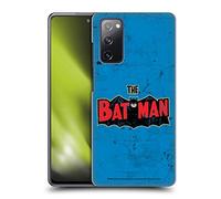 Head Case Designs Officially Licensed Batman DC Comics Distressed Look Logo Vintage Fashion Hard Back Case Compatible With Samsung Galaxy S20 FE / 5G