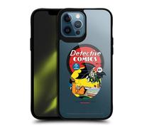 Head Case Designs Officially Licensed Batman DC Comics First Appearance 1939 Logos and Comics Black Shockproof Bumper Case [Military Grade] Compatible with iPhone 12 Pro Max & Compatible with MagSafe