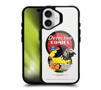 Head Case Designs Officially Licensed Batman DC Comics First Appearance 1939 Logos and Comics Black Shockproof Bumper Case [Military Grade] Compatible with Apple iPhone 16 and Compatible with MagSafe