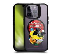 Head Case Designs Officially Licensed Batman DC Comics First Appearance 1939 Logos and Comics Black Shockproof Bumper Case [Military Grade] Compatible with iPhone 14 Pro and Compatible with MagSafe