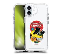 Head Case Designs Officially Licensed Batman DC Comics First Appearance 1939 Logos and Comics Shockproof Bumper Case [Military Grade] Compatible with Apple iPhone 16 Plus and Compatible with MagSafe