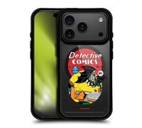 Head Case Designs Officially Licensed Batman DC Comics First Appearance 1939 Logos Comics Black Shockproof Bumper Case [Military Grade] Compatible with Apple iPhone 17 Pro and Compatible with MagSafe