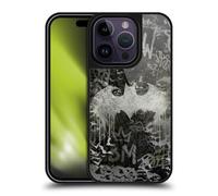 Head Case Designs Officially Licensed Batman DC Comics Graffiti Logo Vintage Fashion Gel Armour Case [Military Grade Protection] Compatible With Apple iPhone 14 Pro