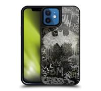 Head Case Designs Officially Licensed Batman DC Comics Graffiti Logo Vintage Fashion Gel Armour Case [Military Grade Drop Protection] Compatible With Apple iPhone 12 / iPhone 12 Pro