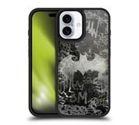 Head Case Designs Officially Licensed Batman DC Comics Graffiti Logo Vintage Fashion Gel Armour Case [Military Grade Protection] Compatible With Apple iPhone 16