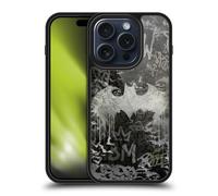 Head Case Designs Officially Licensed Batman DC Comics Graffiti Logo Vintage Fashion Gel Armour Case [Military Grade Protection] Compatible With Apple iPhone 15 Pro