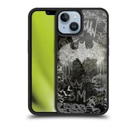 Head Case Designs Officially Licensed Batman DC Comics Graffiti Logo Vintage Fashion Gel Armour Case [Military Grade Protection] Compatible With Apple iPhone 14