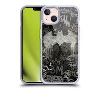 Head Case Designs Officially Licensed Batman DC Comics Graffiti Logo Vintage Fashion Gel Case [Military Grade Protection] Compatible with Apple iPhone 13 and Compatible with MagSafe