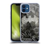 Head Case Designs Officially Licensed Batman DC Comics Graffiti Logo Vintage Fashion Gel Case [Military Grade Protection] Compatible With Apple iPhone 12 / iPhone 12 Pro