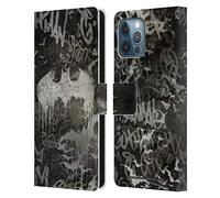 Head Case Designs Officially Licensed Batman DC Comics Graffiti Logo Vintage Fashion Leather Wallet Case Compatible With Apple iPhone 12 Pro Max