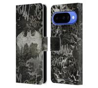 Head Case Designs Officially Licensed Batman DC Comics Graffiti Logo Vintage Fashion Leather Wallet Case Compatible With Google Pixel 10