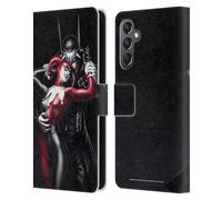 Head Case Designs Officially Licensed Batman DC Comics Harley Quinn 90th Anniversary Comic Books Leather Wallet Case Compatible With Samsung Galaxy A25 5G