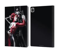 Head Case Designs Officially Licensed Batman DC Comics Harley Quinn 90th Anniversary Comic Books Leather Wallet Case Compatible With Apple iPad Pro 12.9 2020/2021/2022