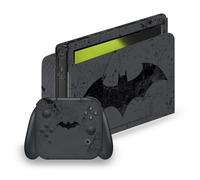 Head Case Designs Officially Licensed Batman DC Comics Hush Logos And Comic Book Vinyl Sticker Gaming Skin Decal Cover Compatible With Nintendo Switch OLED Bundle