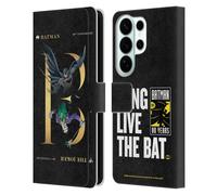 Head Case Designs Officially Licensed Batman DC Comics Joker Rivalry 80th Anniversary Leather Wallet Case Compatible With Samsung Galaxy S26 Ultra