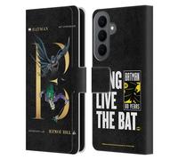 Head Case Designs Officially Licensed Batman DC Comics Joker Rivalry 80th Anniversary Leather Wallet Case Compatible With Samsung Galaxy S26 Plus