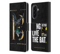 Head Case Designs Officially Licensed Batman DC Comics Joker Rivalry 80th Anniversary Leather Wallet Case Compatible With Samsung Galaxy A17 4G / 5G
