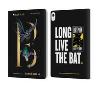 Head Case Designs Officially Licensed Batman DC Comics Joker Rivalry 80th Anniversary Leather Wallet Case Compatible With Apple iPad Air 13 2024/2025
