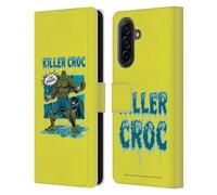 Head Case Designs Officially Licensed Batman DC Comics Killer Croc Villains Breakout Leather Wallet Case Compatible With Samsung Galaxy A17 4G / 5G