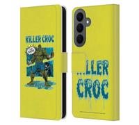 Head Case Designs Officially Licensed Batman DC Comics Killer Croc Villains Breakout Leather Wallet Case Compatible With Samsung Galaxy S26 Plus