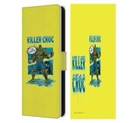 Head Case Designs Officially Licensed Batman DC Comics Killer Croc Villains Breakout Leather Wallet Case Compatible With Samsung Galaxy S25 FE